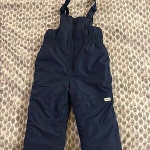 Navy Kids Snow Bib